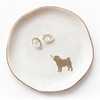 Pug Jewelry Dish Tray for Dog Lover,Ceramic Trinket Tray, Key