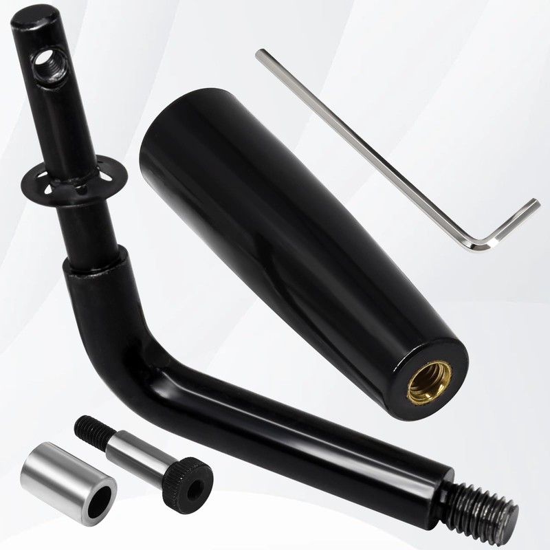 Hiorucet SRV7093-024D Threaded Door Handle Assembly for PelPro Stoves PP60