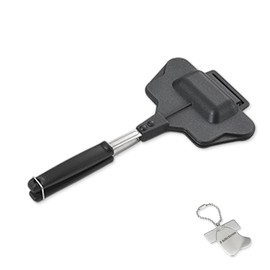 J-kitchens お手軽 ホットサンドメーカー ふっ素樹脂加工 ガス火専用 オリジナルタグ付