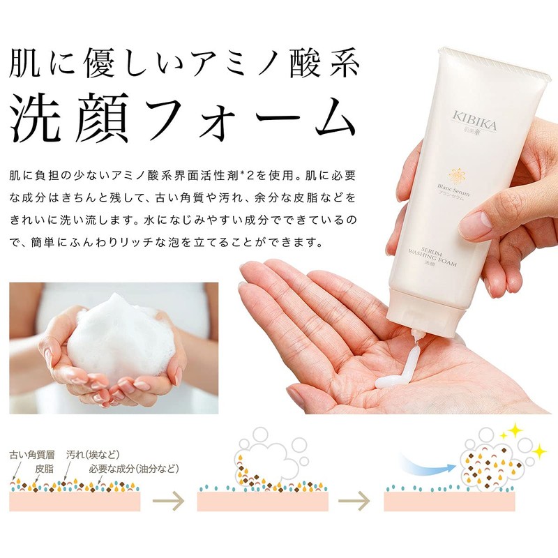 Hadabika Facial Cleansing Foam, 3.5 oz (100 g), Foam, Additive-free,