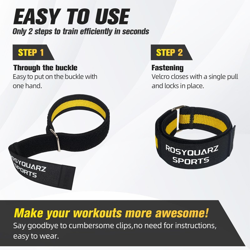 ROSYQUARZ BFR Booty Bands for Men Bicep, Blood Flow Restriction