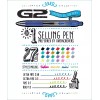 Pilot G2 Gel Ink Pens 8 Count Pack Black Blue