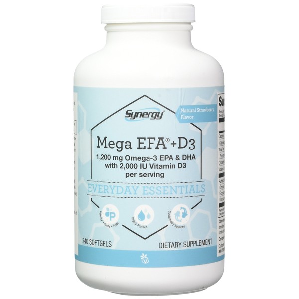 Vitacost Mega EFA-D3 Omega-3 EPA & DHA - 2,126 mg per Serving - 240 Softgels