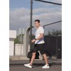Tansozer Men's Summer Chino Shorts with Elasticated Waist, lightblue
