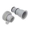 Pool Pump Hose Adapter Set, 2.25 Inch Internal Diameter, PVC