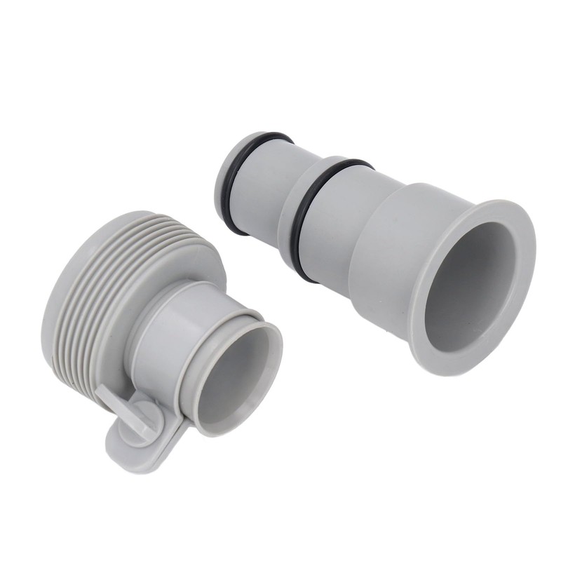 Pool Pump Hose Adapter Set, 2.25 Inch Internal Diameter, PVC