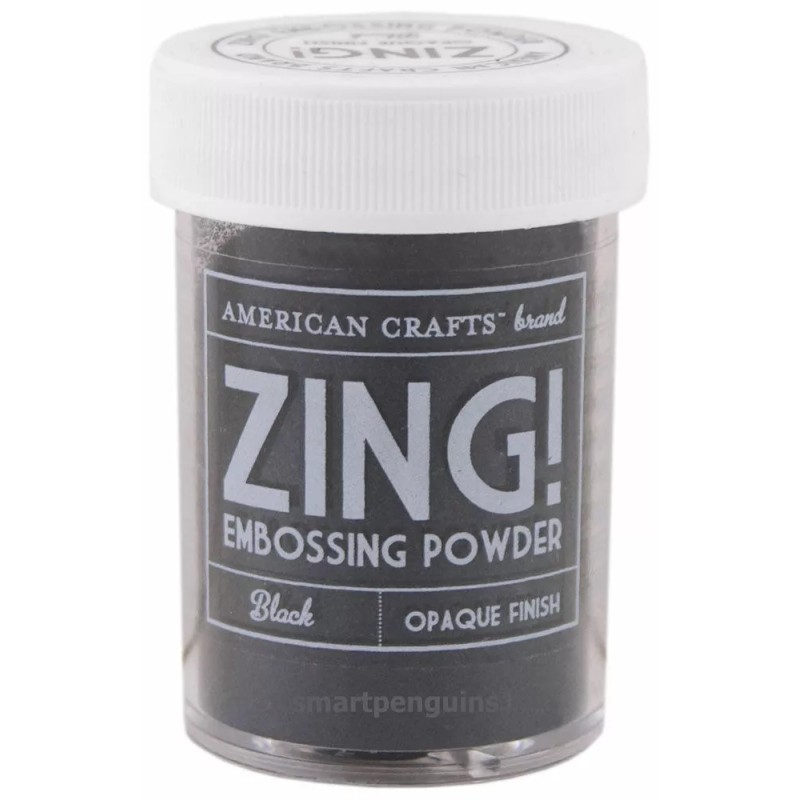 American Crafts Zing Embossing Powder Opaque Finish 27113 Black- New