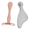 2pcs Metal Face Roller Set Zinc Alloy Facial Roller Massager