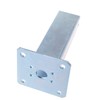 Aqbau® U-Post Support for Fence Posts 60 x 40 cm,