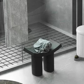 등받이가있는 의자 접이식 목욕 나무 휴대용 좌석 블랙 홈 가구 Muebles Para El Hogar 변비 D3N1I [04 Color-8] Foldable Bathing Chair with Backrest Portable Wooden Seat Black Home Furniture Muebles Para El Hogar Constipation D3N1I [04 Color-8]