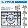 For Frigidaire 5PCS Fit for Gas Range Knobs Stove Parts