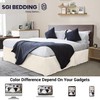 SGI bedding 12 Inch Drop Bed Skirt Full Size with