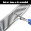 X AUTOHAUX 7cmx1 Meter Car Door Sill Protector Carbon Fiber