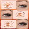 Seeklip Lash Clusters 147 Pcs 13-19mm Manga Eyelash Clusters &
