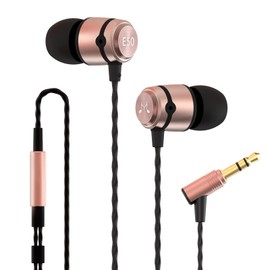 SoundMAGIC E50 Auriculares Profesionales con Aislamiento de Sonido, monitores en el oído, Auriculares con Cable, HiFi Stereo, Conector de 3,5 mm, sin micrófono, Dorado