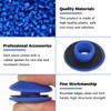 HESUSUSI Eyelets Set Blue for Tarpaulins 50 Pieces 28 x