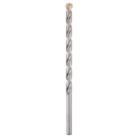 kwb Masonry Breakthrough Drill Bit Diameter 8 mm, Length 200 mm, with Robust Carbide Plate, Chipless Shaped Drill Spiral, Shot-peened Surface and Round Shank, Conforms to ISO 5468