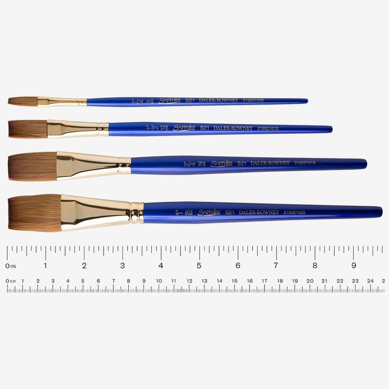 Daler Rowney Sapphire Brush : Series 21 One Stroke Flat