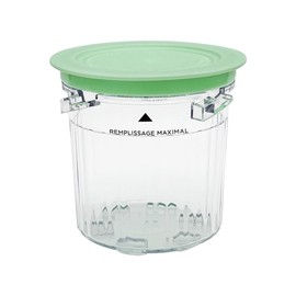 Replacement Ice Cream Pint Containers with Lids, Compatible with Ninja Creami Breeze NC100/NC200 Series Ice Cream Makers: NC101 NC201 NC201Q NC205A CN201CO CN205A. (Green/Blue/Yellow/Pink)