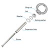 PATIKIL Expansion Eye Bolt M8x120mm, 4 Pack 304 Stainless Steel
