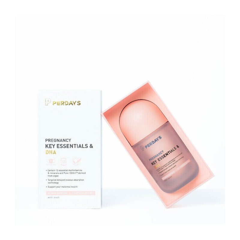 Perdays Pregnancy Key Essentials & DHA, 60 Capsules
