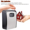 Extra Large Key Storage Security Lock,V-Resourcing Sturdy Wall Mounted Outdoor,