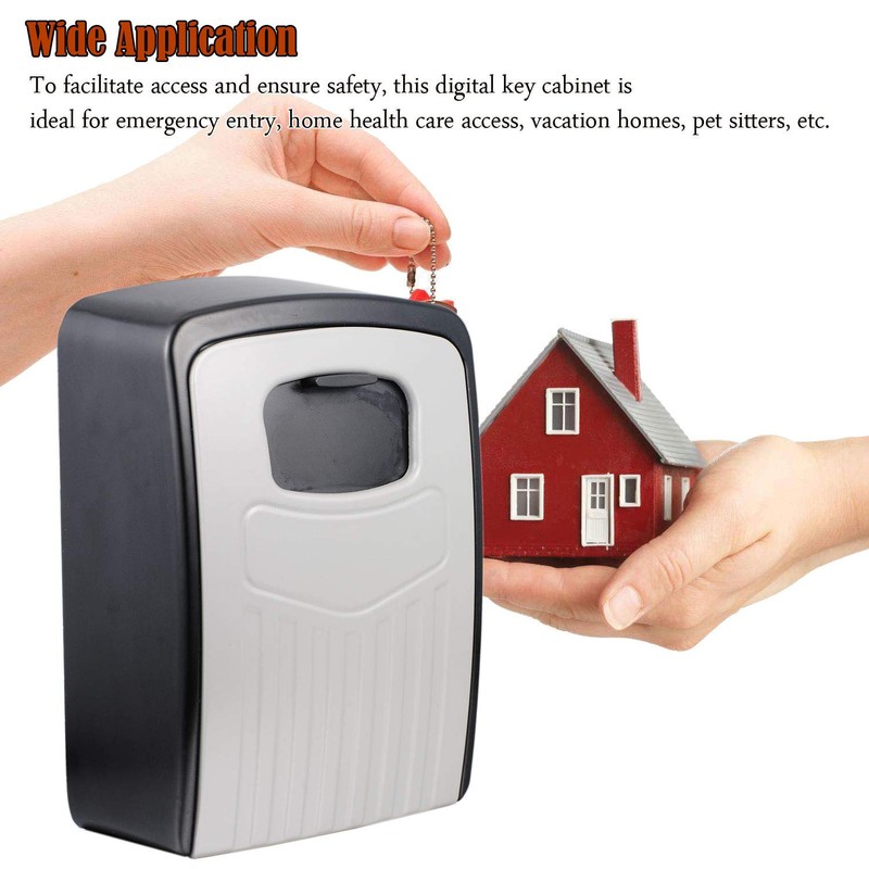 Extra Large Key Storage Security Lock,V-Resourcing Sturdy Wall Mounted Outdoor,