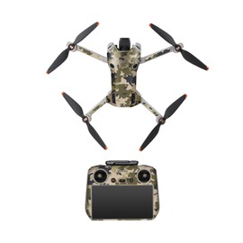 CAPART Removable Sticker Skin for DJI Mini 4 Pro and DJI RC 2 Controller, Decorative Stickers Bubble Free (Camo)