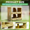 DYTREND Nesting Boxes for Chickens, 4 Compartments Wooden Chicken Nesting