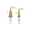 Step Drill, ONUEMP Hexagonal , Set of 2, Helix, Sharp,