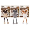 ALL FOR PAWS Lambswool Mouse Dangler Catnip Toy, Multi