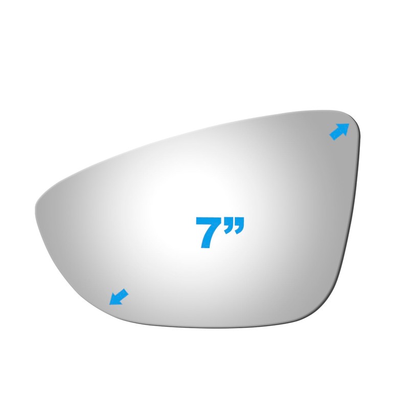 LH Mirror Glass fit for Volkswagen 2009-2017 CC 2009-2016 Eos