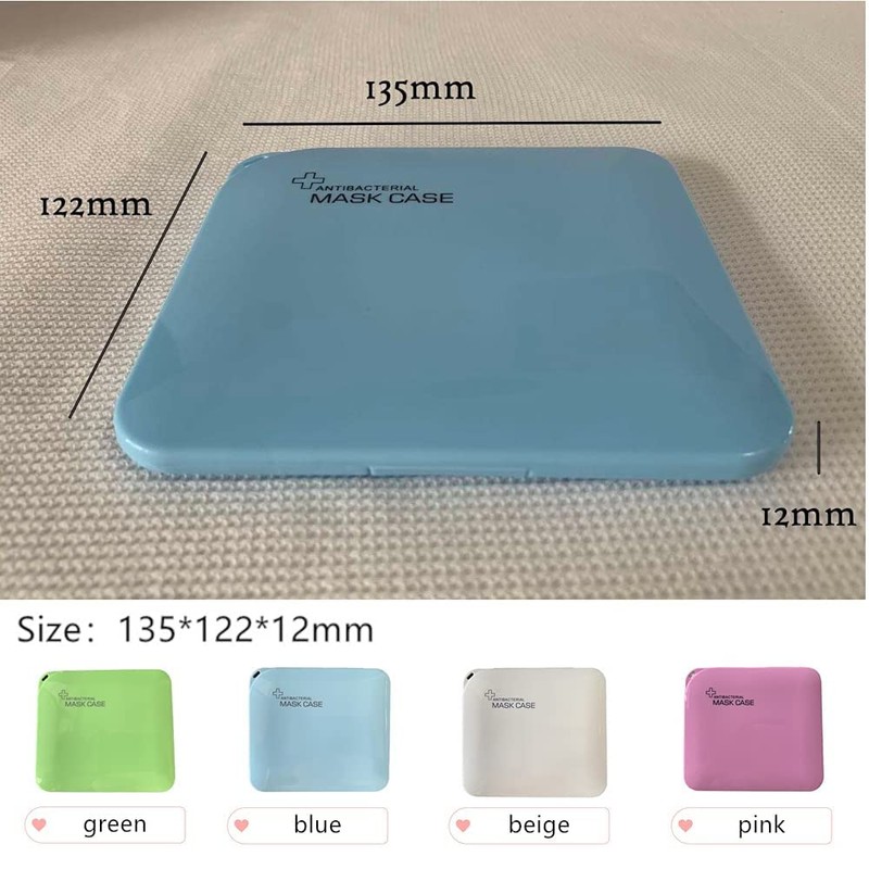 4 Pack Face Mask Case, Portable Storage for Masks, Pollution