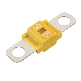 BOJACK AMI/Midi Fuse 60A High Current Fuse Bolt-on Fuse 60 Amp for Cars, Trucks, Construction Vehicles, Buses, Caravans (Pack of 3)