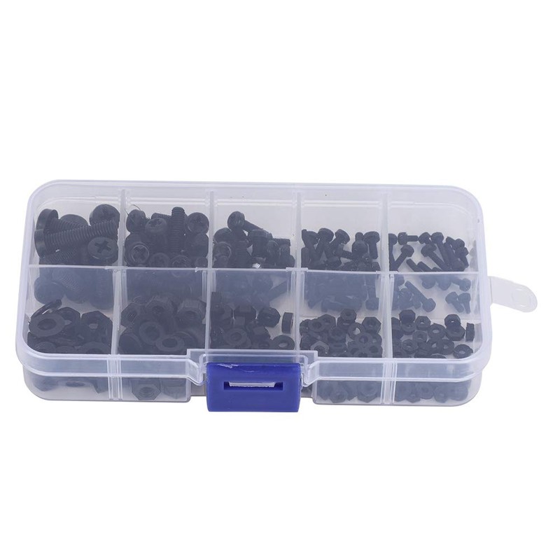 270 Piezas de Sujetadores de Hardware M2/M2.5/M3/M4/M5, Kit Surtido de