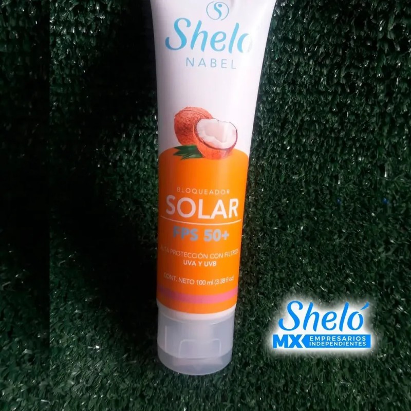 Bloqueador Solar Piel Grasa Fps 50 Biodegradable 100 Ml Coco