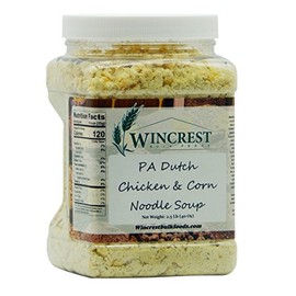 PA Dutch Chicken Flavored & Corn Noodle Soup Mix - 2.5 Lb Tub