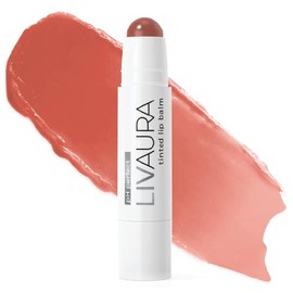 LIVAURA Tinted Lip Balm pH Activated Colored LipBalm, Hydrate, Glossy, Lightweight, Moisturize & Tint with Shea Butter, tinted lip balm for women, Premium Quality, Made in the USA (Maple)