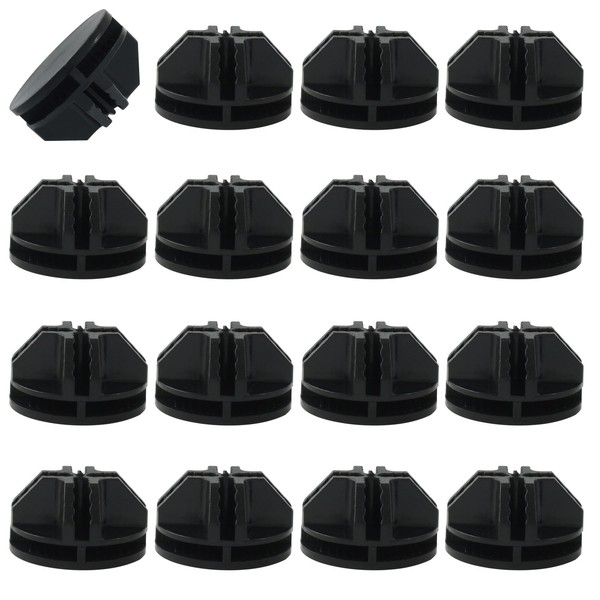 Hitefu 16 Pcs Black Plastic Connector, 36mm Wire Grid Cube