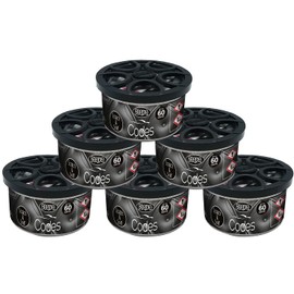 Flava Flava Couture Car Air Freshener Tin - Codes (Pack of 6) - Strong, Odour Eliminating Designer Perfume Inspired Car Accessories ?C Premium Scented Air Freshener for Men or Women - Lasts 60 Days