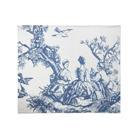 CafePress French Toile Throw Blanket Super Soft Fleece Plush Throw Blanket, 60"x50"
