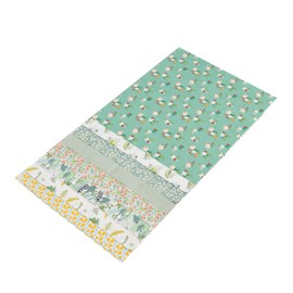 VILLFUL 8 Sheets Floral Bundles for DIY Craft Projects Aesthetic Sewing Cloth for Quilting Bag Decor More Patchwork Squares