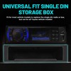 NuIth Dash Storage Pocket, Universal Fit Car Radio Storage Box,