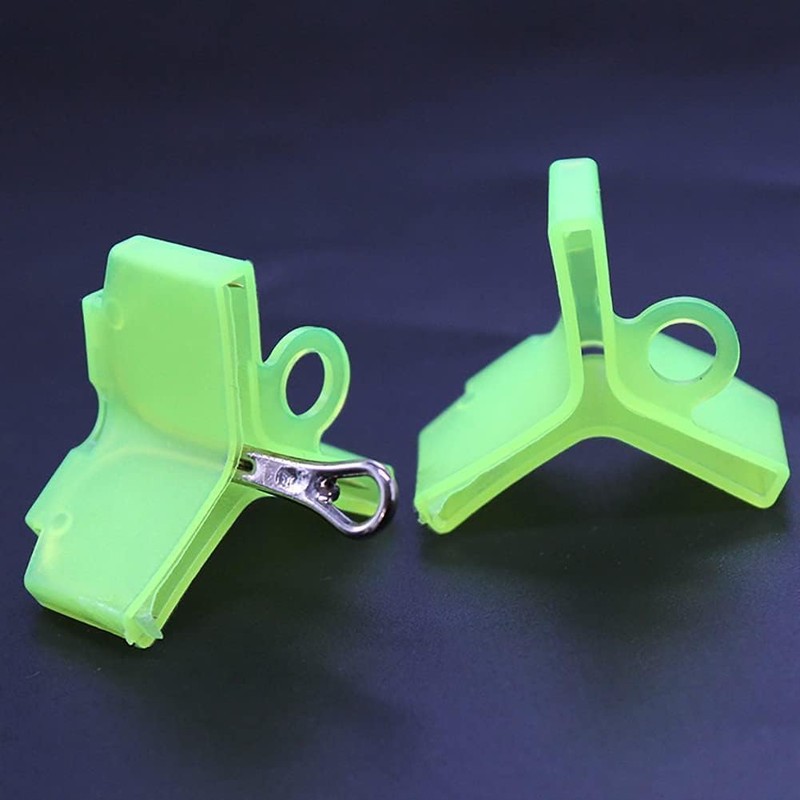 100 Pcs Yellow Fishing Treble Hook Covers Fishing Hook Bonnets