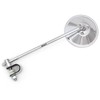 4" Chrome Extra Long Clamp-On Mirror - Long Stem