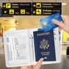 Hsxnam Passport and Vaccine Card Holder Combo, Passport Holder with