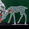 3Pcs Lighted Christmas Decoration Deer, Iron LED Reindeer Family Set,