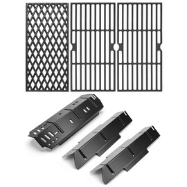 Grill Parts Kit for Dyna-Glo DGF371CRP-D, Grates & Heat Plates