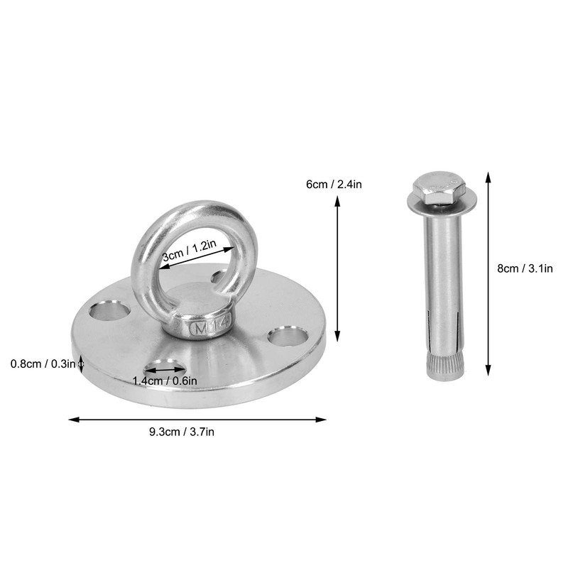 Ejoyous Heavy Duty Swing Hangers, 304 Stainless Steel Hammock Hook