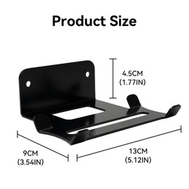 shinar Metal Wall Mount Compatible with Bose Soundlink Flex and Soundlink Flex 2/2024 Holder Accessory Stand Compatible with Soundlink Flex 1/2 with Cable Management (Black)